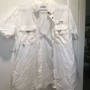 Ladies Columbia PFG - M - white